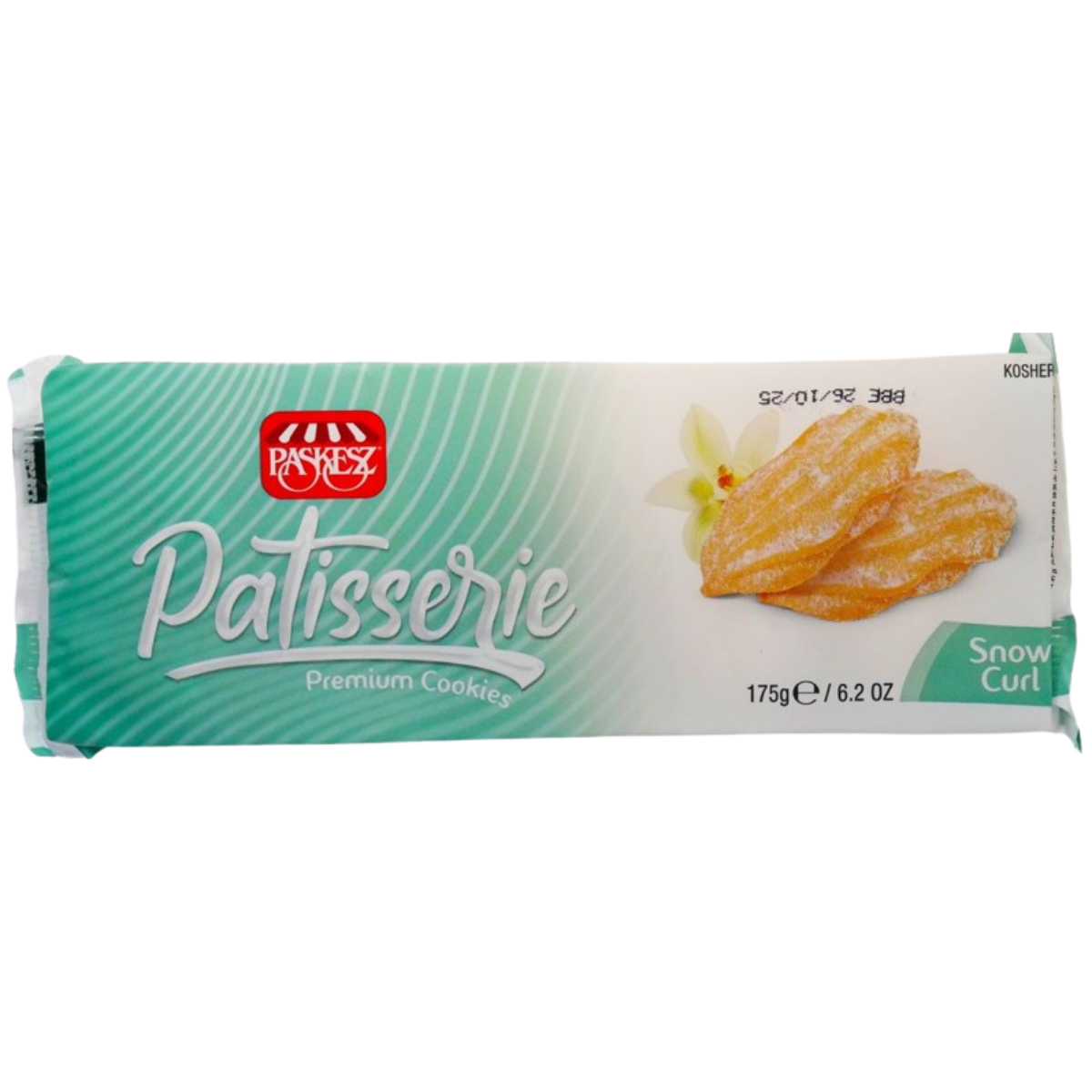 KOSHER BISCUITS PATISSERIE SNOW CURL PASKESZ 200 GR.