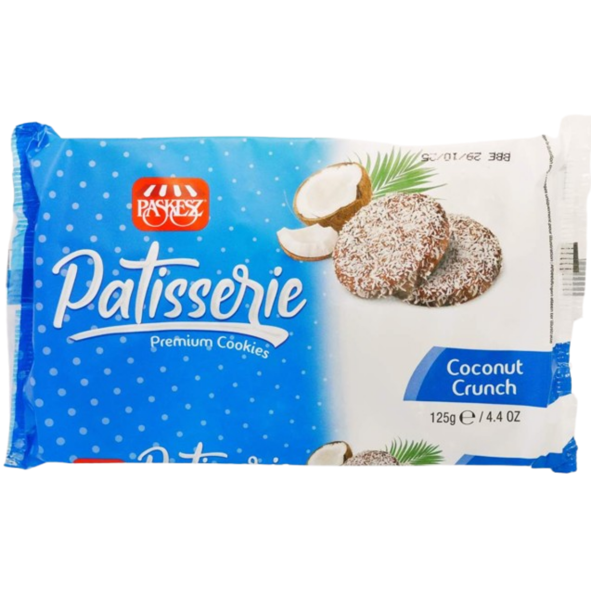 KOSHER PATISSERIE COCONUT CRUNCH PASKESZ 125 GR.