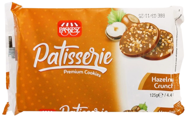 KOSHER PATISSERIE HAZELNUT CRUNCH PASKESZ 125 GR