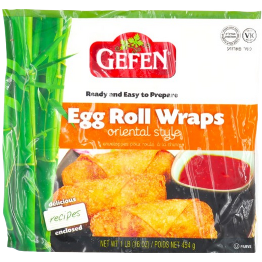 KOSHER EGG ROLL WRAPS GEFEN 454 GR.