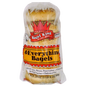 6 KOSHER BAGELS MEZONOT EVRYTHING 680 GR.