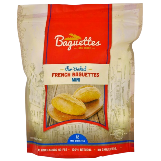 KOSHER MINI BAGUETTE PRECOOKED 12 X 35 GR