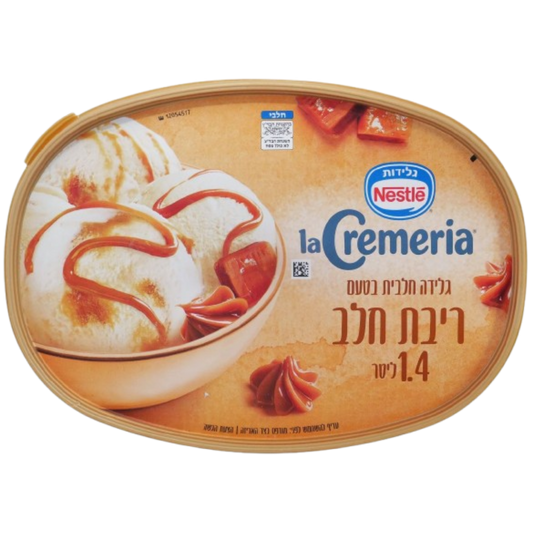 KOSHER ICE CREAM NESTLE LA CREMERIA DULCHE DE LECHE 1,4 LT