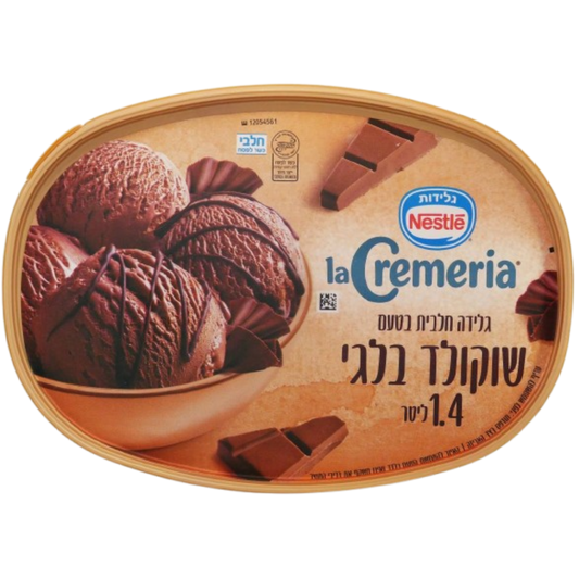 KOSHER ICE CREAM NESTLE CREMERIA BELGIAN CHOCOLATE  1,4 LT