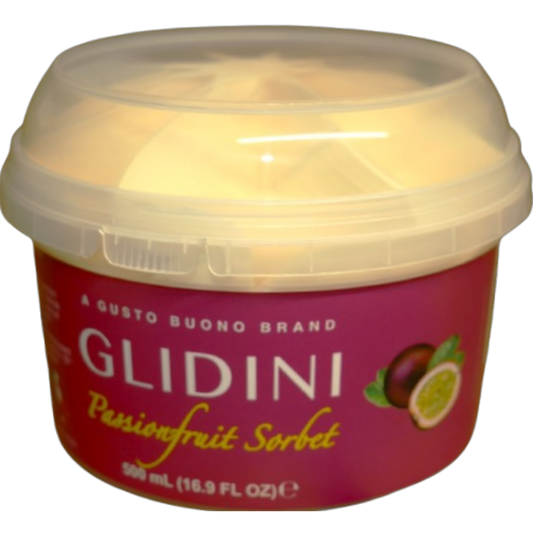 KOSHER PASSION FRUIT SORBET PARVE GB 500 ML