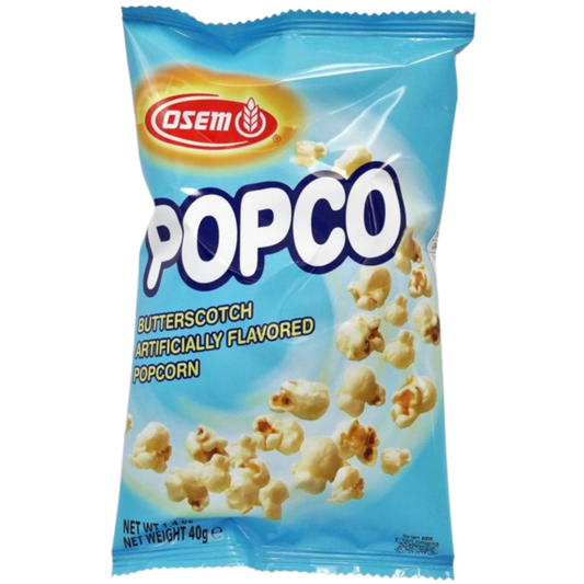 KOSHER POPCORN BUTTERSCOTCH FLAVORED OSEM 40 GR.
