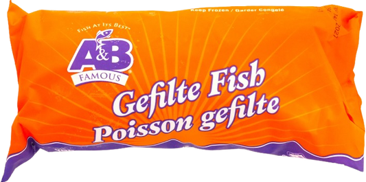 A&B FAMOUS KOSHER GEFILTE FISH 565 GR.