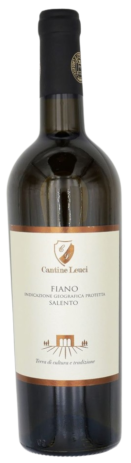 FIANO LEUCI 750 ML.  Kosher White Wine From Italy