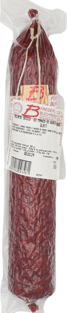 GLATT KOSHER BEEF DRY SALAMI 350 GR.