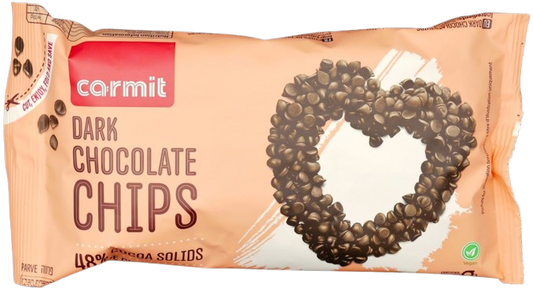 KOSHER CHOCOLATE CHIPS 50% CARMIT KLP 200 GR.