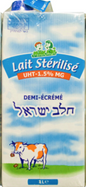 KOSHER MILK CHOLOV ISROEL UHT 1 LT