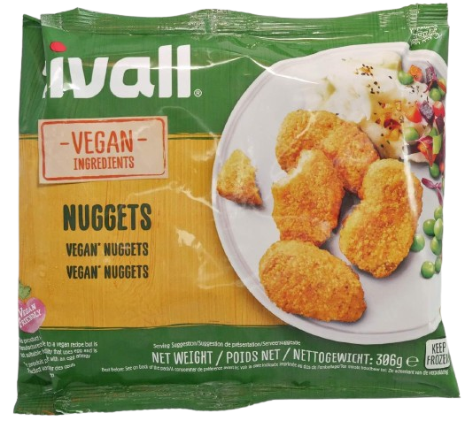 KOSHER VEGAN NUGGETS TIVALL 306 GR.