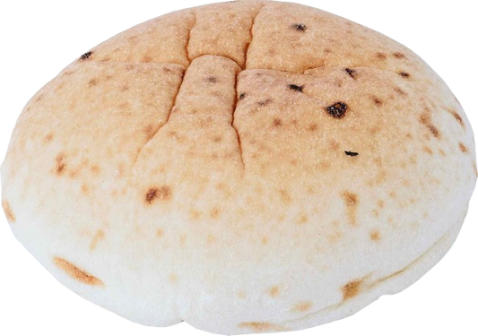 KOSHER MINI WHITE PITA BAKED FROZEN 10 X 55 GR.
