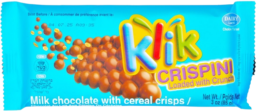 KLIK XL CRISPINI KOSHER CHOCOLATE 85 GR.