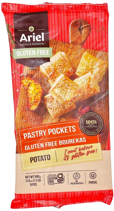 KOSHER GLUTEN FREE POTATO POCKETS 500 GR.